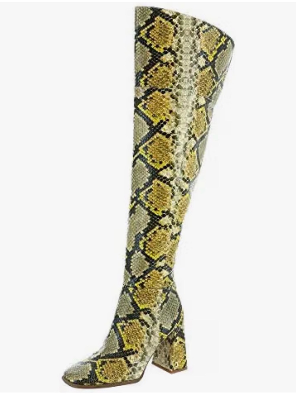 Circus by Sam Edelman Snake Print OTK Boots Size 7.5